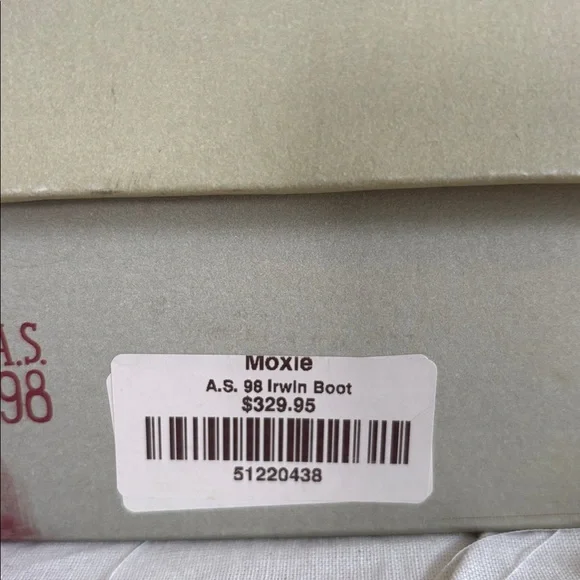 A.S. 98 Pink Marilyn Leather Irwin Boot Ankle Wraps Buckle EU 38 US 8 - Picture 9 of 10